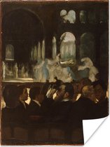 Le Ballet de Robert le Diable - Peinture d' Edgar Degas Poster 120x160 cm - Tirage photo sur Poster (décoration murale salon / chambre) XXL / Groot format!