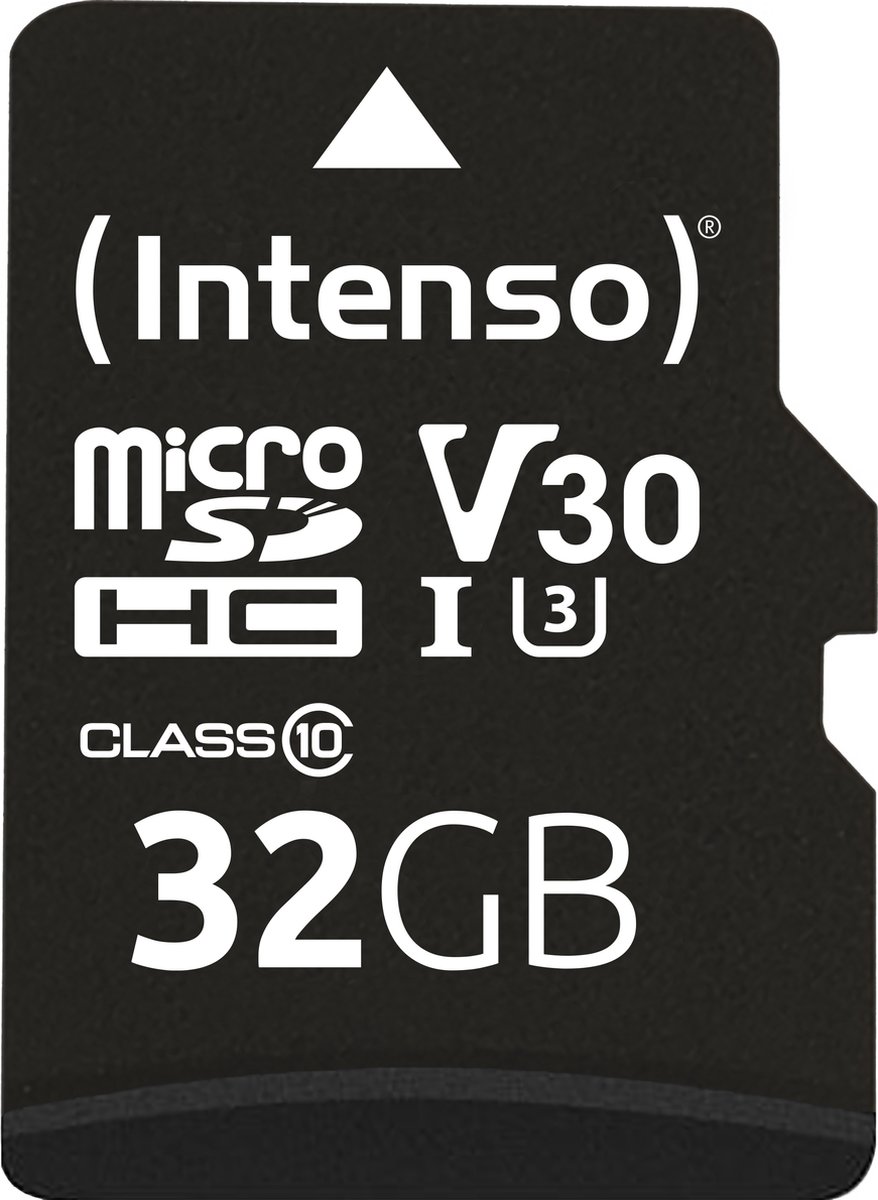 SD Micro SD Card 32GB Intenso SD-HC UHS-I Professional