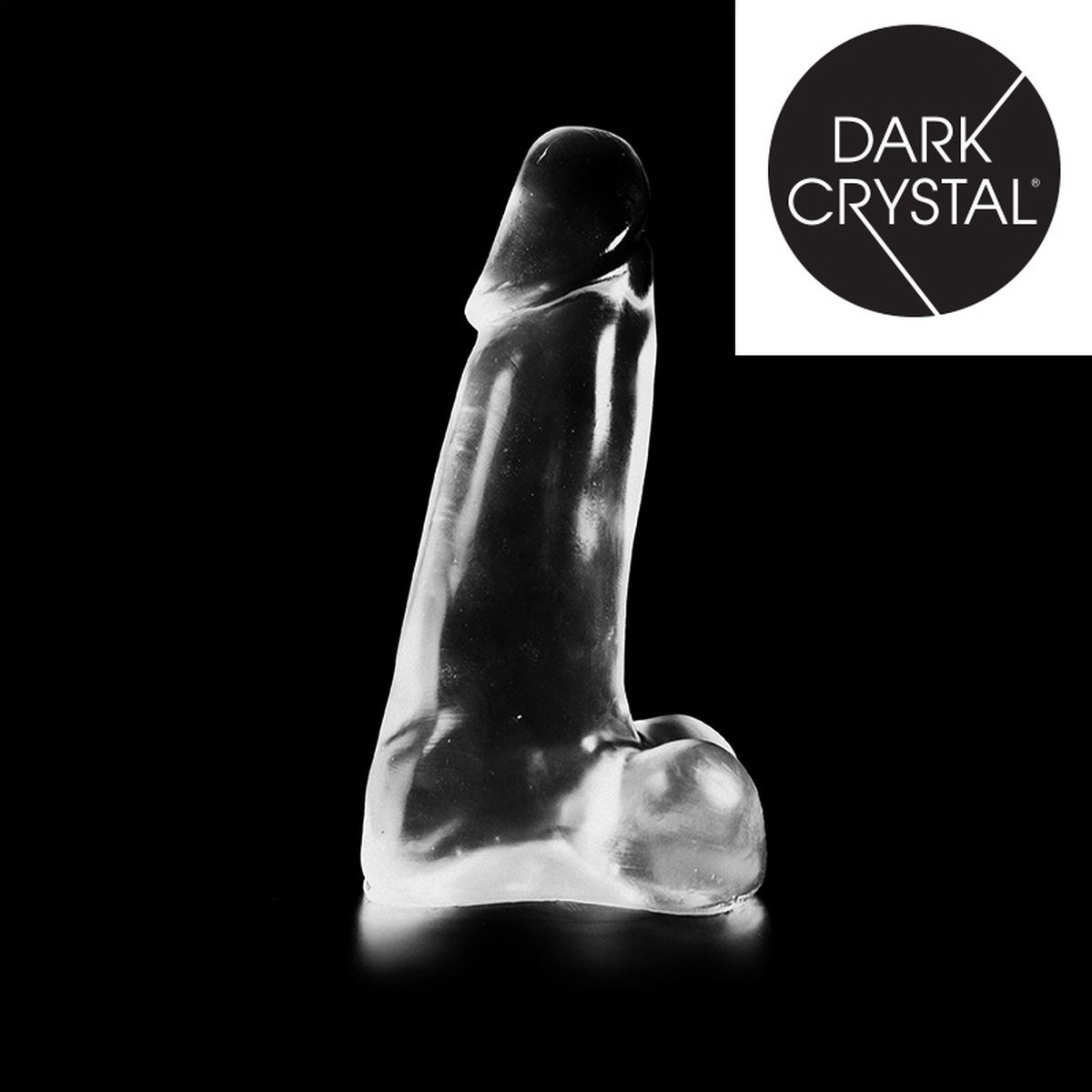 Goedkoopste Dark Crystal Dildo 26 x 7 cm - transparant