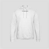 HOODIE LE TEMPS PASSE WHITE (S)