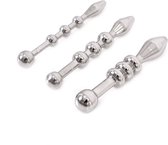 Urethral Trainer Kit 3 Solid Beads Penisplugs | Kiotos Steel