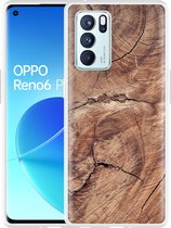 Oppo Reno6 Pro 5G Hoesje Boom doorsnede - Designed by Cazy