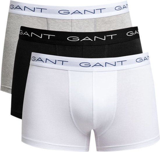 Gant - Boxershorts 3-Pack Trunk Multicolor - Maat XL - Body-fit | bol.com