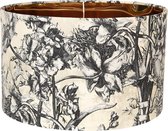 Lampenkap Hanglamp Ø 45*28 cm / E27 Meerkleurig Textiel Rond Bloemen Stoffen Lampenkap