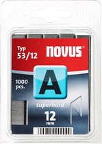 Novus dundraad nieten - A53/12mm (Per 1000 stuks)