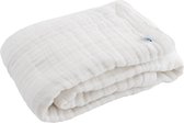 Petite licorne | Qualité Premium, 100% coton Muslin Blanket Bébé | 75 x 100 cm (White)