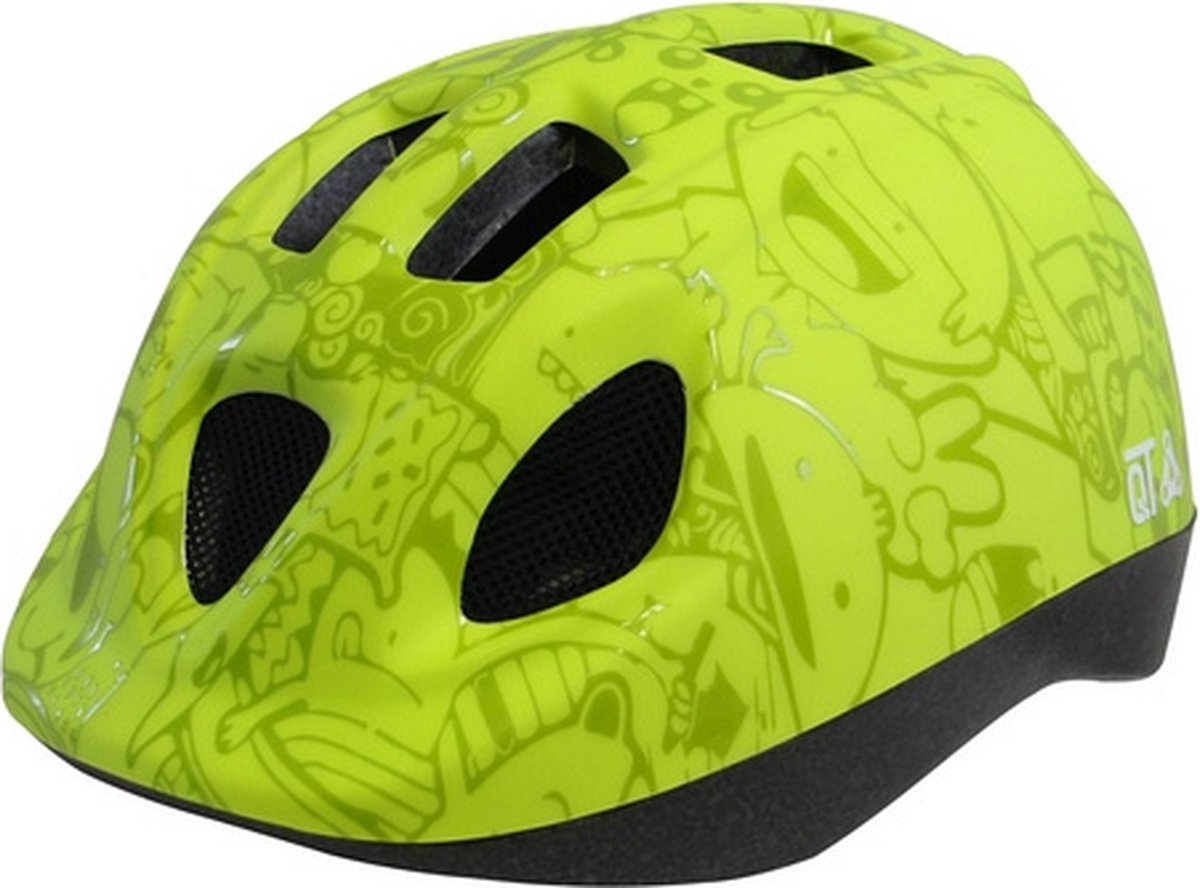 Cycle Tech Fietshelm Happy Citrus Junior Geel Maat 46/53