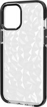 Mobigear Hoesje geschikt voor Apple iPhone 12 Telefoonhoesje Hardcase | Mobigear Diamond Backcover - Zwart