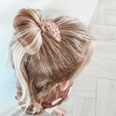 Haarspeldjes met stof - Nude shells | Meisje