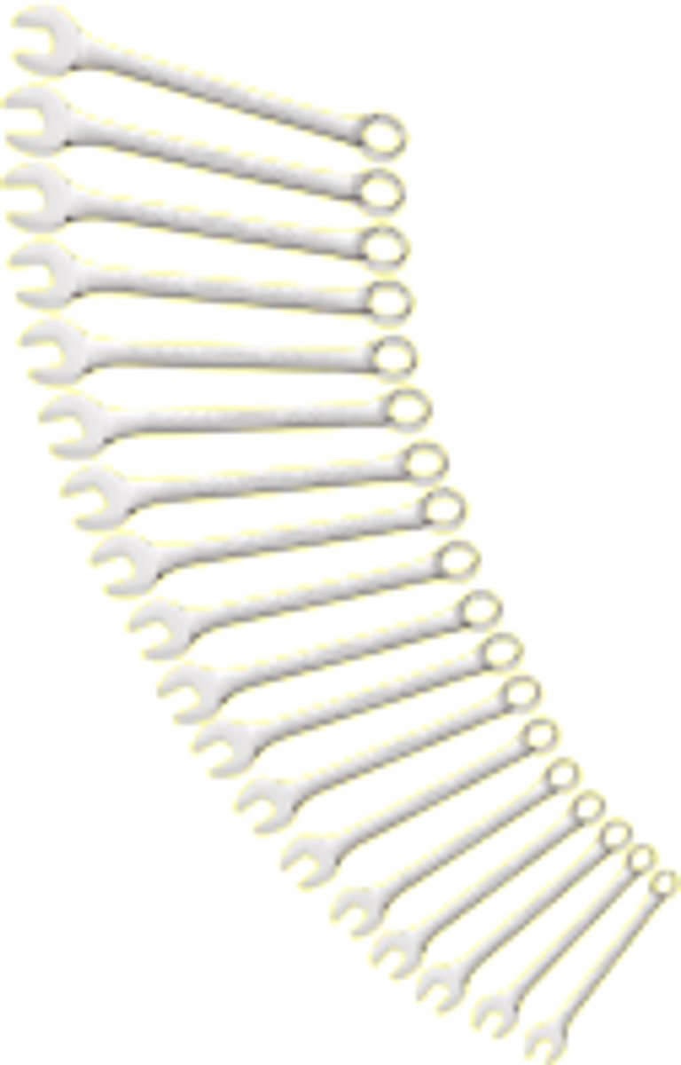 RINGSTEEKSLEUTELSET - 21 STUKS - 6 TOT 32 MM