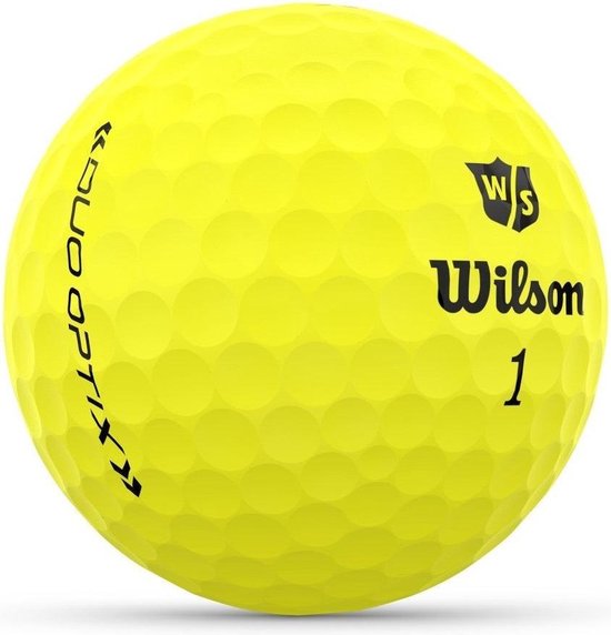 Wilson Staff DUO Soft+ Optix Golfballen - Mat Geel - 12 Stuks van Merkloos — afbeelding 3