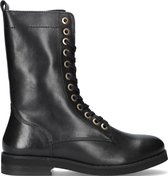 Mexx Henna Veterboots - Laarzen Met Veters - Dames - Zwart - Maat 39