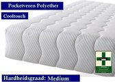 Aloe Vera - Medical Matras - Polyetherschuim SG30 Pocket Cooltouch  25 CM - Gemiddeld ligcomfort - 80x220/25