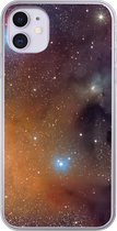 Geschikt voor iPhone 11 hoesje - Universum - Sterren - Kleuren - Jongens - Meisjes - Kinderen - Siliconen Telefoonhoesje
