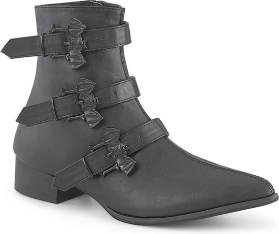 Demonia Bottine -39 Chaussures- WARLOCK-50-B US 7 Zwart