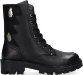 Omoda Om121764 Veterboots - Laarzen Met Veters - Meisjes - Zwart - Maat 36