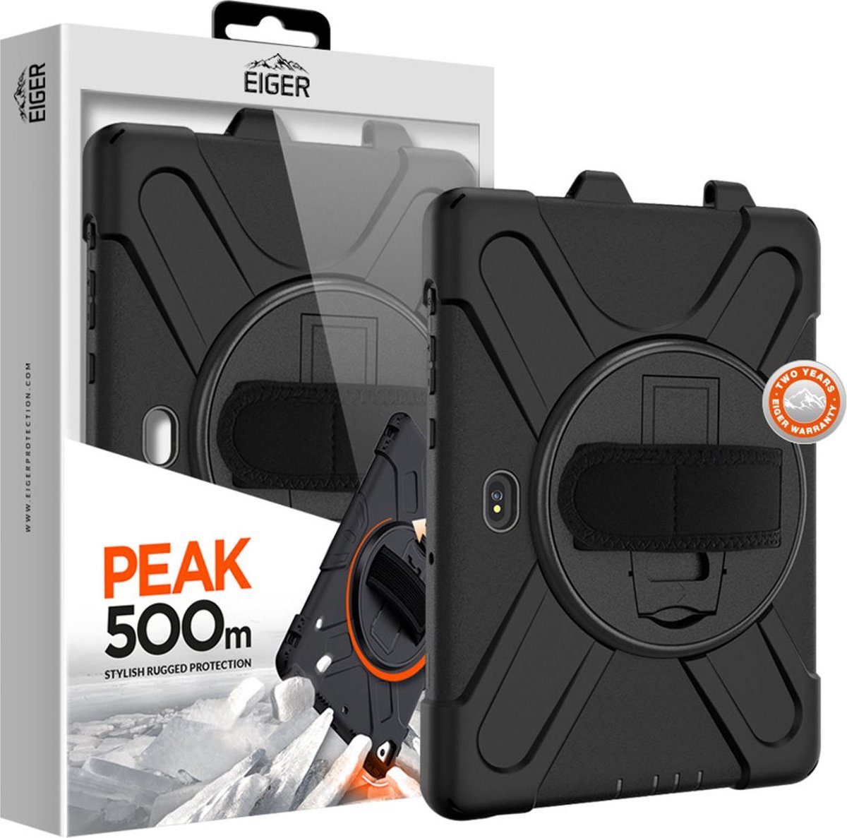 Eiger Peak 500m Samsung Tab Active Pro 10.1 / Active4 Pro Hoes Zwart