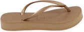 Havaianas Slim Flatform Dames Slippers - Rose Gold - Maat 35/36