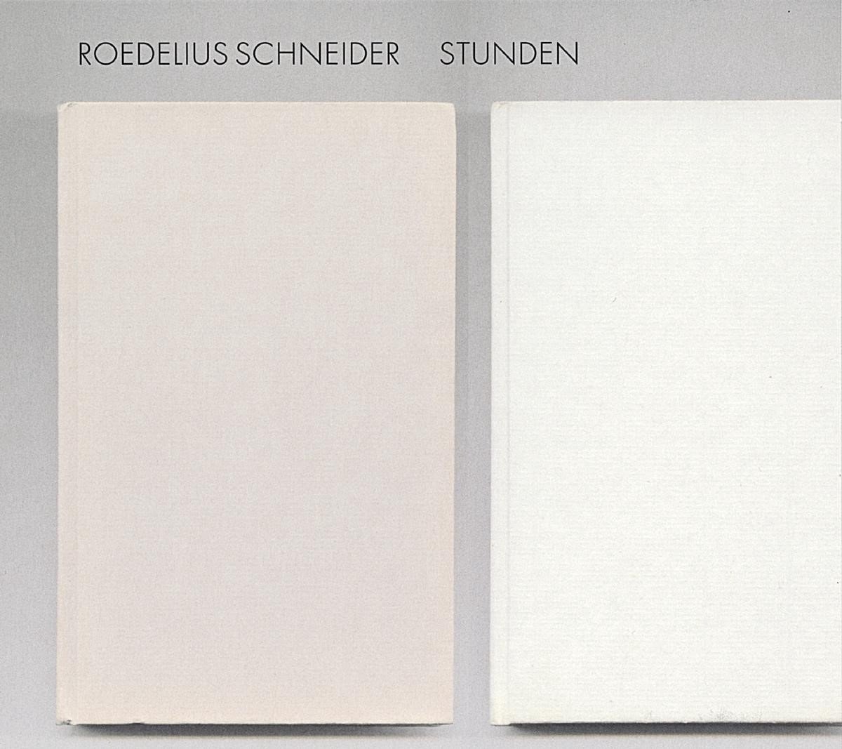 Hans-Joachim Roedelius & Stefan Schneider - Stunden (LP)