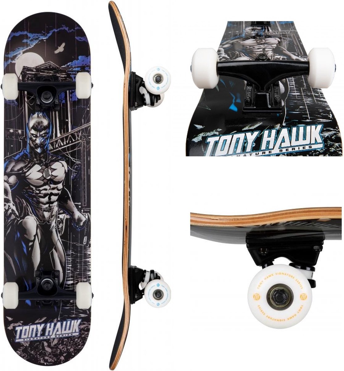Skateboard Tony Hawk 540 - Highway - Blauw - 31 x 7.5 inch - 78 cm - Cadeau  | bol.com