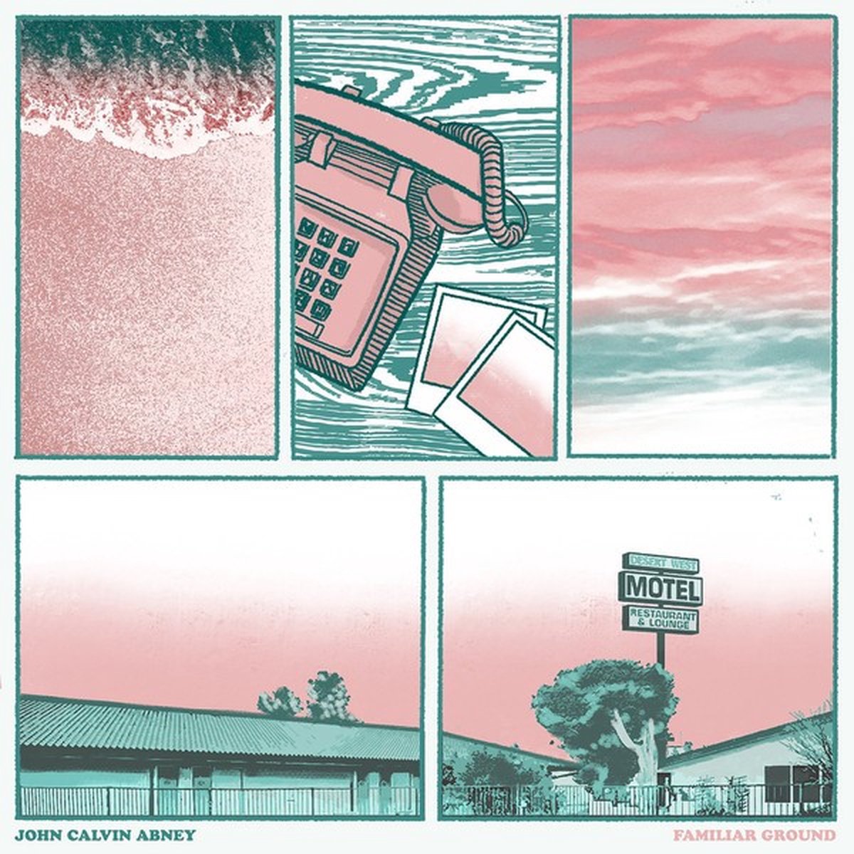 John Calvin Abney - Familiar Ground (LP) (Coloured Vinyl)