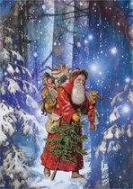 Kaart - Kerst - By Vivien - Father Christmas - VIK014