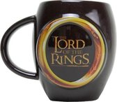 ovale mok Lord Of The Rings One Ring zwart 440 ml