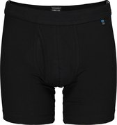 SCHIESSER Long Life Cotton shorts (1-pack) - lang met gulp - zwart - Maat: XL