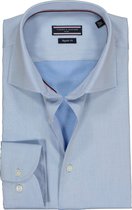 Tommy Hilfiger Core classic shirt - regular fit overhemd twill - lichtblauw - Strijkvriendelijk - Boordmaat: 38