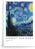 Walljar - Vincent van Gogh - De Sterrennacht - Muurdecoratie - Poster