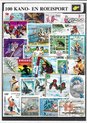 Afbeelding van het spelletje Kano en roeisport – Luxe postzegel pakket (C5 formaat) : collectie van 100 verschillende postzegels van kano en roeisport – kan als ansichtkaart in een A6 envelop - authentiek cadeau - kado - geschenk - kaart - roeiriem - kanoen - skiff - peddel