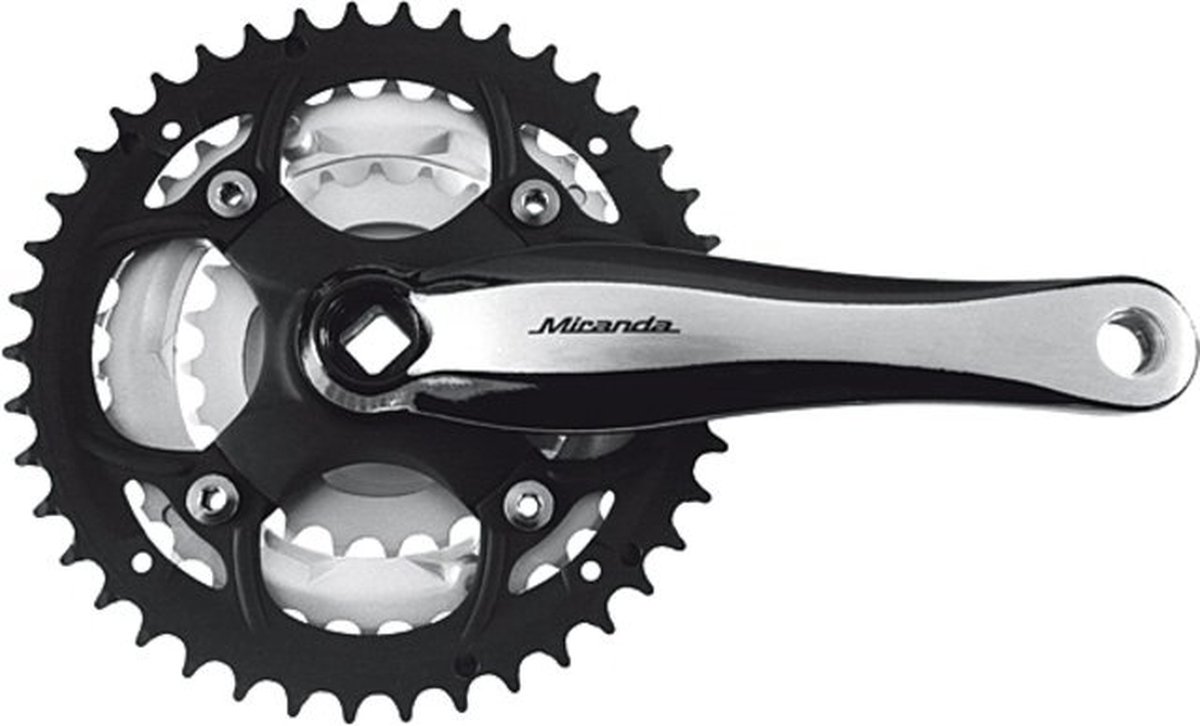 Miranda Crankstel Set Beta 3r Plusf 22-32-42t 170 Mm Zwart