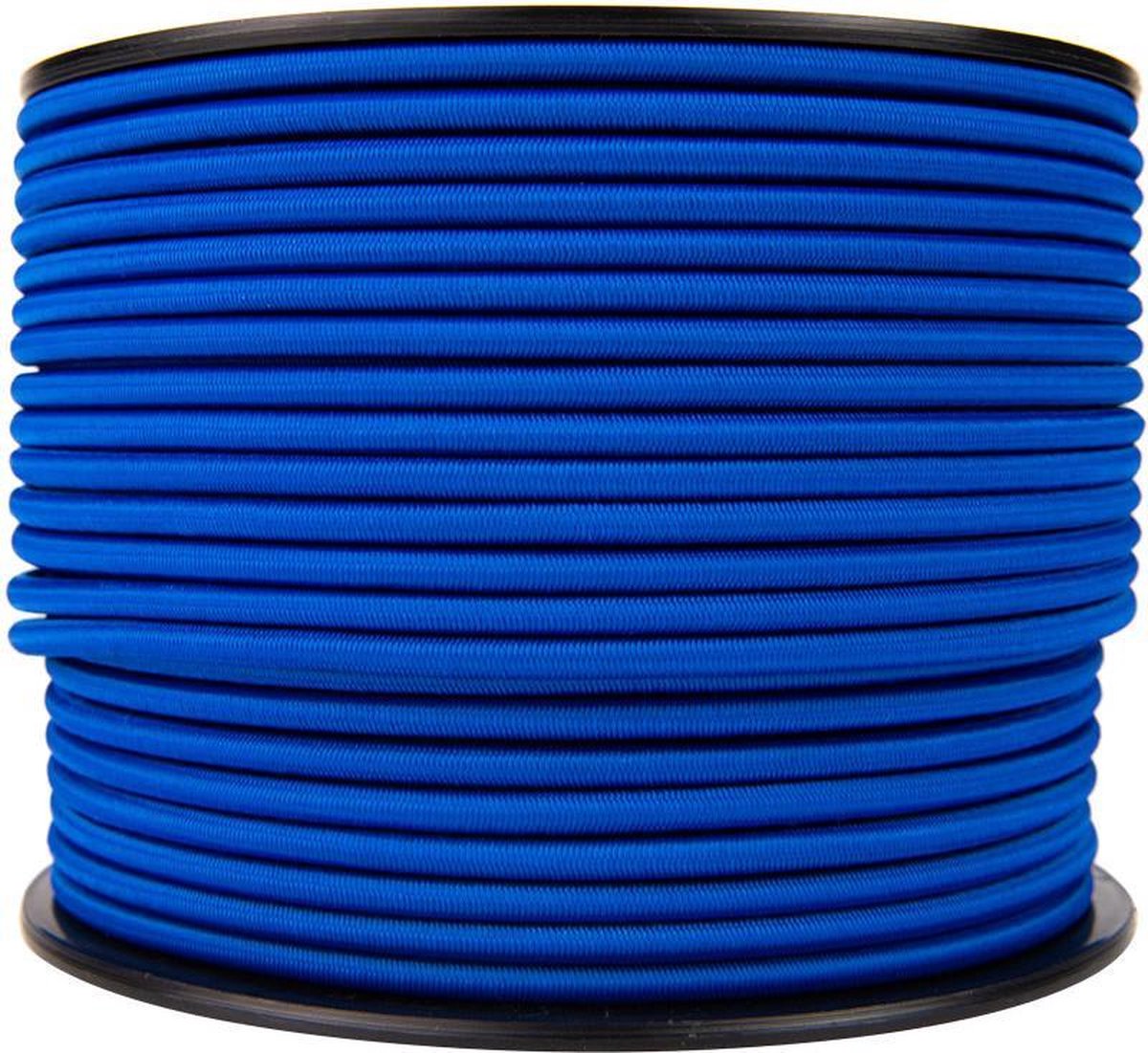 Afdekzeilwinkel - Elastisch koord 6mm blauw op rol - 10 meter