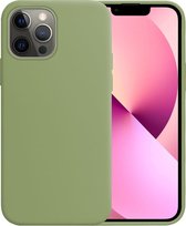 iPhone 13 Pro Hoesje Siliconen - Groen