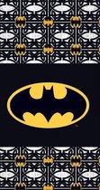 strandlaken Batman 70 x 140 cm katoen grijs
