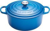 Le Creuset - Signature ronde braadpan 2,4L-20cm marseille blauw
