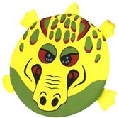 Splash frisbee Animal 20 cm foam geel/geel