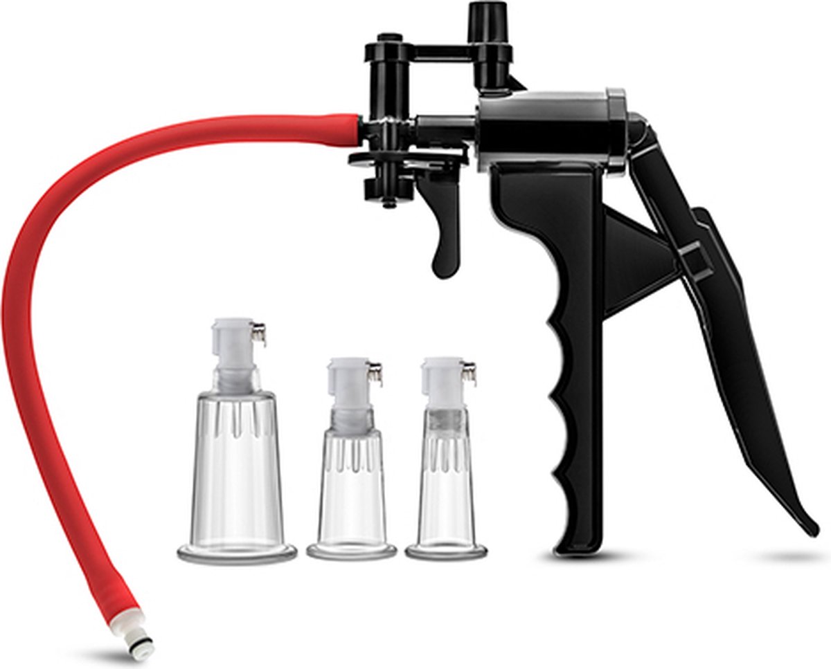 Temptasia - Clitoris- En Tepel Vacuüm Zuigers Complete Set Met Grippomp