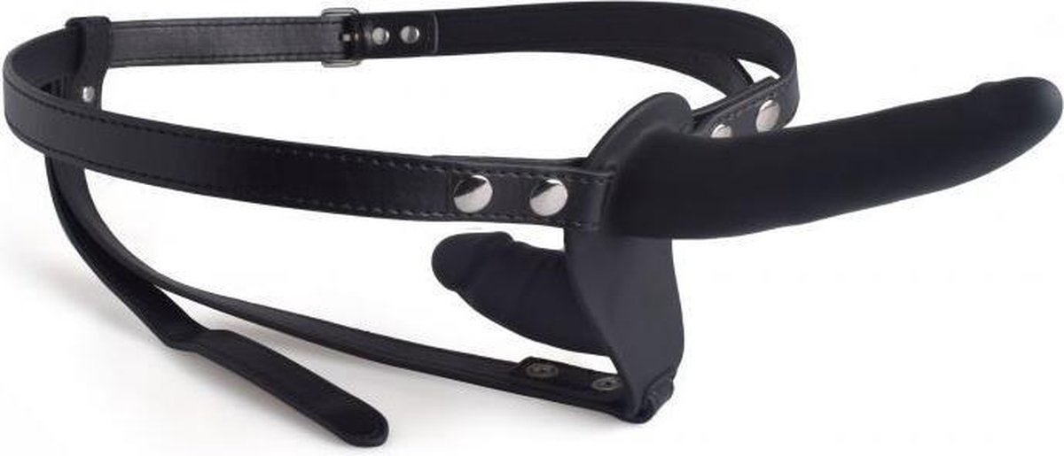 Goedkoopste Strap-on met Realistische Dildo - Zwart