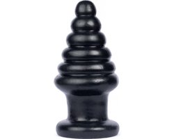 HungLock Anaal plug HungLock Skytree Met Ribbels Zuignap Waterproof