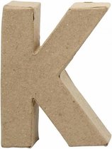 letter K papier-m√¢ch√© 10 cm