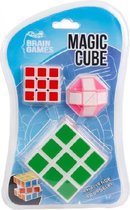 kubus Magic Cube groen/rood/roze 3-delig