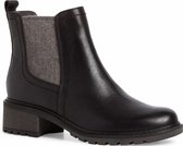 Jana Dames Chelseaboot 8-8-25409-27 001 zwart H-breedte Maat: 37 EU