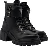 Guess Kaylana Veterboots - Laarzen Met Veters - Dames - Zwart - Maat 38
