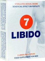 Libido 7 Jelly Sticks - Lustopwekker Voor Man En Vrouw - 5 sachets - Drogist - Voor Haar - Drogisterij - Stimulerende gel