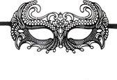 Easytoys Metalen Venetiaans Masker - Zwart - Sexy Lingerie & Kleding - Accessoires - Dames Lingerie - Accessoires