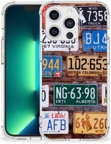 Hoesje maken iPhone 13 Pro Max GSM Hoesje met doorzichtige rand Kentekenplaten