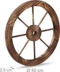 Antiek houten wiel, houten wagenwiel, karrewiel. - Flashback Furniture