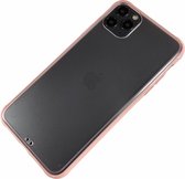 Apple iPhone 11 Pro - Silicone transparant zacht hoesje Sam roze - Geschikt voor