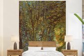 Behang - Fotobehang In het bos - Vincent van Gogh - Breedte 210 cm x hoogte 260 cm